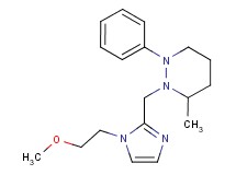 2-{[1-(2-methoxyethyl)-1H-imidazol-2-yl]methyl}-3-methyl-1-phenylhexahydropyridazine
