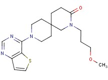 2-(3-methoxypropyl)-9-thieno[3,2-d]pyrimidin-4-yl-2,9-diazaspiro[5.5]undecan-3-one