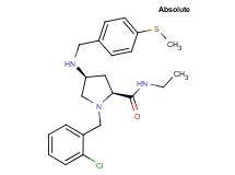 (4S)-1-(2-chlorobenzyl)-N-ethyl-4-{[4-(methylthio)benzyl]amino}-L-prolinamide