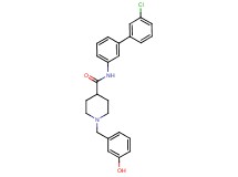 N-(3'-chloro-3-biphenylyl)-1-(3-hydroxybenzyl)-4-piperidinecarboxamide