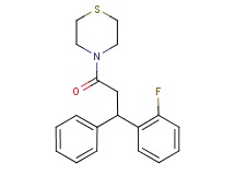 4-[3-(2-fluorophenyl)-3-phenylpropanoyl]thiomorpholine