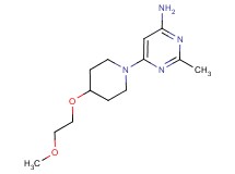 6-[4-(2-methoxyethoxy)piperidin-1-yl]-2-methylpyrimidin-4-amine