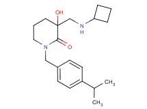 3-[(cyclobutylamino)methyl]-3-hydroxy-1-(4-isopropylbenzyl)-2-piperidinone