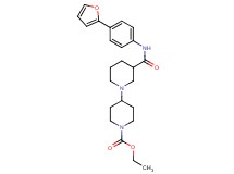 ethyl 3-({[4-(2-furyl)phenyl]amino}carbonyl)-1,4'-bipiperidine-1'-carboxylate
