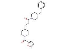 4-benzyl-1-{3-[1-(2-furoyl)-4-piperidinyl]propanoyl}piperidine