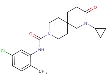 N-(5-chloro-2-methylphenyl)-2-cyclopropyl-3-oxo-2,9-diazaspiro[5.5]undecane-9-carboxamide