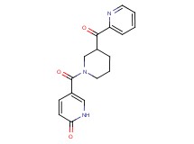 5-{[3-(pyridin-2-ylcarbonyl)piperidin-1-yl]carbonyl}pyridin-2(1H)-one