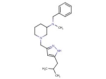 N-benzyl-1-[(5-isobutyl-1H-pyrazol-3-yl)methyl]-N-methyl-3-piperidinamine