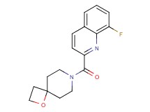 8-fluoro-2-(1-oxa-7-azaspiro[3.5]non-7-ylcarbonyl)quinoline