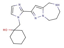 1-{[2-(5,6,7,8-tetrahydro-4H-pyrazolo[1,5-a][1,4]diazepin-2-yl)-1H-imidazol-1-yl]methyl}cyclohexanol dihydrochloride
