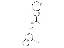 N-[2-(4-methyl-6,7-dihydro-5H-cyclopenta[d]pyrimidin-2-yl)ethyl]-5,6,7,8-tetrahydro-4H-pyrazolo[1,5-a][1,4]diazepine-2-carboxamide