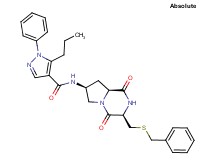 N-{(3R,7S,8aS)-3-[(benzylthio)methyl]-1,4-dioxooctahydropyrrolo[1,2-a]pyrazin-7-yl}-1-phenyl-5-propyl-1H-pyrazole-4-carboxamide