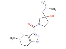 3-[(dimethylamino)methyl]-1-[(5-methyl-4,5,6,7-tetrahydro-1H-pyrazolo[4,3-c]pyridin-3-yl)carbonyl]-3-pyrrolidinol