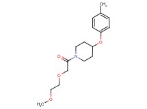 1-[(2-methoxyethoxy)acetyl]-4-(4-methylphenoxy)piperidine