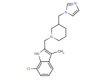 7-chloro-2-{[3-(1H-imidazol-1-ylmethyl)-1-piperidinyl]methyl}-3-methyl-1H-indole