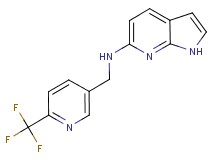 N-{[6-(trifluoromethyl)pyridin-3-yl]methyl}-1H-pyrrolo[2,3-b]pyridin-6-amine