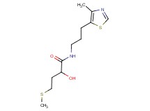 2-hydroxy-N-[3-(4-methyl-1,3-thiazol-5-yl)propyl]-4-(methylthio)butanamide