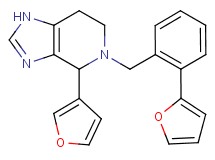 4-(3-furyl)-5-[2-(2-furyl)benzyl]-4,5,6,7-tetrahydro-1H-imidazo[4,5-c]pyridine