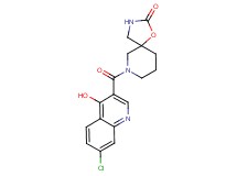 7-[(7-chloro-4-hydroxy-3-quinolinyl)carbonyl]-1-oxa-3,7-diazaspiro[4.5]decan-2-one