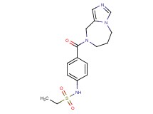 N-[4-(6,7-dihydro-5H-imidazo[1,5-a][1,4]diazepin-8(9H)-ylcarbonyl)phenyl]ethanesulfonamide