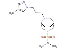(1R*,5R*)-N,N-dimethyl-6-[3-(4-methyl-1H-pyrazol-1-yl)propyl]-3,6-diazabicyclo[3.2.2]nonane-3-sulfonamide