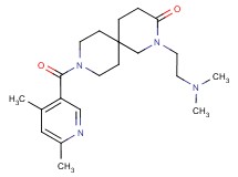 2-[2-(dimethylamino)ethyl]-9-[(4,6-dimethylpyridin-3-yl)carbonyl]-2,9-diazaspiro[5.5]undecan-3-one