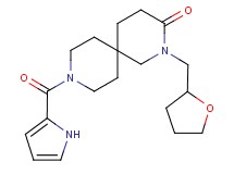 9-(1H-pyrrol-2-ylcarbonyl)-2-(tetrahydrofuran-2-ylmethyl)-2,9-diazaspiro[5.5]undecan-3-one