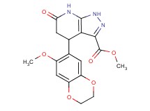 methyl 4-(7-methoxy-2,3-dihydro-1,4-benzodioxin-6-yl)-6-oxo-4,5,6,7-tetrahydro-1H-pyrazolo[3,4-b]pyridine-3-carboxylate