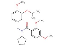 N-cyclopentyl-N-(3-isopropoxy-4-methoxybenzyl)-2,4-dimethoxybenzamide