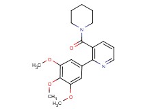 3-(piperidin-1-ylcarbonyl)-2-(3,4,5-trimethoxyphenyl)pyridine