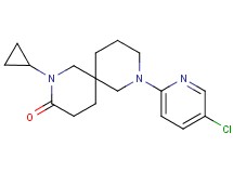 8-(5-chloro-2-pyridinyl)-2-cyclopropyl-2,8-diazaspiro[5.5]undecan-3-one