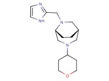 (1S*,5R*)-6-(1H-imidazol-2-ylmethyl)-3-(tetrahydro-2H-pyran-4-yl)-3,6-diazabicyclo[3.2.2]nonane