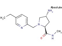 (2S,4R)-4-amino-1-[(5-ethylpyridin-2-yl)methyl]-N-methylpyrrolidine-2-carboxamide