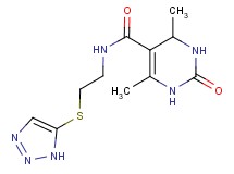 4,6-dimethyl-2-oxo-N-[2-(1H-1,2,3-triazol-5-ylthio)ethyl]-1,2,3,4-tetrahydropyrimidine-5-carboxamide