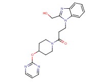 (1-{3-oxo-3-[4-(pyrimidin-2-yloxy)piperidin-1-yl]propyl}-1H-benzimidazol-2-yl)methanol