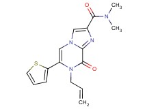 7-allyl-N,N-dimethyl-8-oxo-6-(2-thienyl)-7,8-dihydroimidazo[1,2-a]pyrazine-2-carboxamide