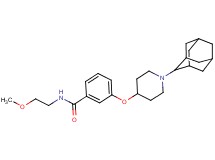 3-{[1-(2-adamantyl)-4-piperidinyl]oxy}-N-(2-methoxyethyl)benzamide