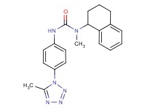 N-methyl-N'-[4-(5-methyl-1H-tetrazol-1-yl)phenyl]-N-(1,2,3,4-tetrahydronaphthalen-1-yl)urea