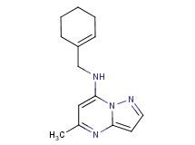 N-(cyclohex-1-en-1-ylmethyl)-5-methylpyrazolo[1,5-a]pyrimidin-7-amine