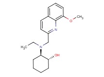 (1R*,2R*)-2-{ethyl[(8-methoxyquinolin-2-yl)methyl]amino}cyclohexanol
