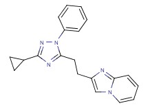 2-[2-(3-cyclopropyl-1-phenyl-1H-1,2,4-triazol-5-yl)ethyl]imidazo[1,2-a]pyridine