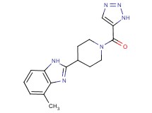 4-methyl-2-[1-(1H-1,2,3-triazol-5-ylcarbonyl)-4-piperidinyl]-1H-benzimidazole