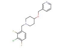 3-({[1-(3-chloro-2,4-difluorobenzyl)piperidin-4-yl]oxy}methyl)pyridine