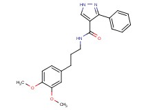 N-[3-(3,4-dimethoxyphenyl)propyl]-3-phenyl-1H-pyrazole-4-carboxamide