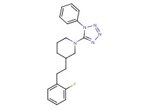 3-[2-(2-fluorophenyl)ethyl]-1-(1-phenyl-1H-tetrazol-5-yl)piperidine