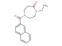 4-ethyl-1-(2-naphthoyl)-1,4-diazepan-5-one