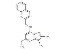 5-ethyl-2,3-dimethyl-N-(quinolin-2-ylmethyl)pyrazolo[1,5-a]pyrimidin-7-amine