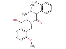 2-(dimethylamino)-N-(2-hydroxyethyl)-N-(2-methoxybenzyl)-2-(2-methylphenyl)acetamide