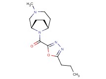 (1S*,6R*)-3-methyl-9-[(5-propyl-1,3,4-oxadiazol-2-yl)carbonyl]-3,9-diazabicyclo[4.2.1]nonane
