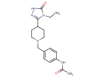 N-(4-{[4-(4-ethyl-5-oxo-4,5-dihydro-1H-1,2,4-triazol-3-yl)piperidin-1-yl]methyl}phenyl)acetamide